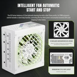 Фото: Блок живлення Gamemax 750W GS 750G WH V25 № 9 | KTC