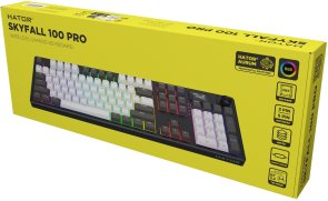 Клавіатура Hator Skyfall 100 Pro Aurum Vanila Silent Wireless Grey/Black (HTK4100UA)