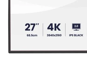 Фото: Монітор iiyama ProGraphic HB2701UHSNP-B1 Black - 27" IPS / 3840×2160 / 60 Гц / Pivot / HAS № 5 | KTC