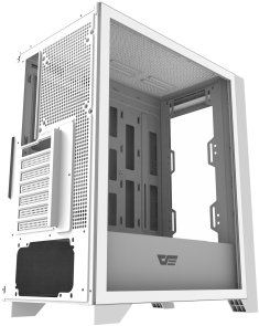 Корпус DARKFLASH DRX70 Glass White with window (DRX70 GLASS WHITE)