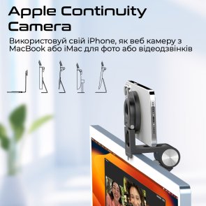 Універсальний тримач Promate Versamount Black (6959144066035)