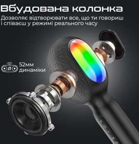 Мікрофон Promate Vocalmic, Black