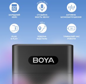 Радіосистема BOYA BY-V35 TRS for camera Black
