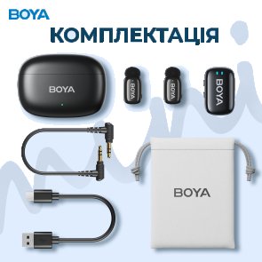 Радіосистема BOYA mini-18 TRS for camera Black