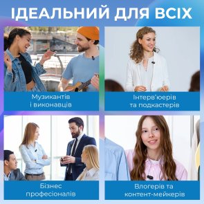 Радіосистема BOYA mini-13 Type-C/Lightning White