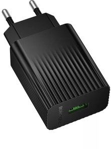 Зарядний пристрій BOROFONE BAS72A Source QC3.0 18W Black (6941991122637)