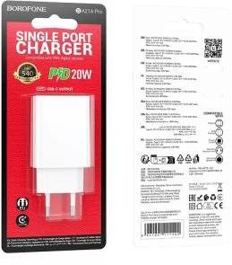 Фото: Зарядний пристрій BOROFONE BA21A Pro Long 20W White (6941991111402) № 6 | KTC