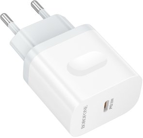 Зарядний пристрій BOROFONE BA99A Breeze PD 20W White (6941991121357)