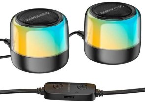 Акустична система BOROFONE BP12 Colorful Black {6974443387179}