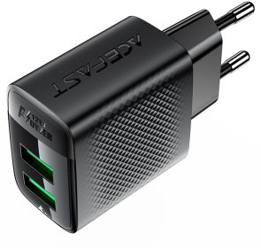 Зарядний пристрій Acefast A86 2.4A Black (6974316283270)