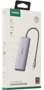 USB-хаб UGREEN CM498 7in1 (35897)