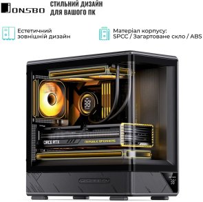 Корпус Jonsbo D200 Black with window