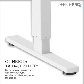 Фото: Стіл комп’ютерний OfficePro ODE1880W White № 10 | KTC