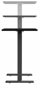 Стіл комп’ютерний 2E CE710BB, з регулюванням висоти, Black