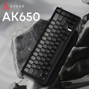 Фото: Клавіатура Ajazz AK650 Day Dream Switches ENG/UKR USB Gradient Black/Grey (AK650-DD-BG) № 6 | KTC