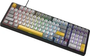 Фото: Клавіатура Ajazz AK980 Max Magnetic Switches USB Black/Grey/Yellow (AK980-MAX-M-BGY) № 4 | KTC