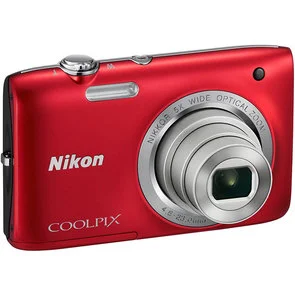 Фото: Цифрова фотокамера Nikon Coolpix S2800 червона № 4 | KTC