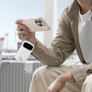 Фото: Батарея універсальна Baseus EnerFill FC31 Digital Display 20000mAh 45W White (P10082105213-00) № 7 | KTC