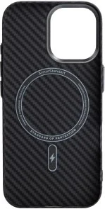 Фото: Чохол ArmorStandart for Apple iPhone 17 - LikeCarbon2 MagCase Carbon Black (ARM86257) № 2 | KTC