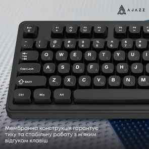 Фото: Клавіатура Ajazz AF98 USB Black (AF98-B) № 12 | KTC