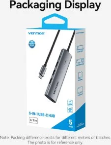 Фото: USB-хаб Vention 5 Port Black (TGZHB) № 11 | KTC