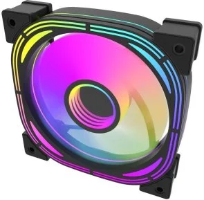 Фото: Кулер DARKFLASH Infinity 24R Black 3pcs (INF24 3IN1(PWM) BLACK) № 6 | KTC