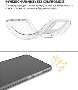 Фото: Чохол BeCover for Samsung Galaxy A37 5G SM-A376 Transparancy (714860) № 5 | KTC