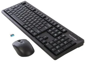 Фото: Комплект клавіатура+миша A4tech FG1200 Wireless Black (FG1200 Black) № 2 | KTC