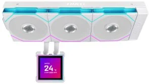 Фото: Система рідинного охолодження Lian-Li HydroShift II LCD-S 360 TL White (G89.GHS2LCDS36TW.00) № 3 | KTC
