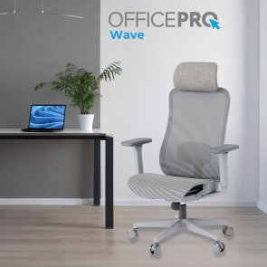 Крісло OfficePro Wave OC670 Gray (OC670-G-G-G)