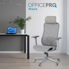 Фото: Крісло OfficePro Wave OC670 Gray (OC670-G-G-G) № 10 | KTC