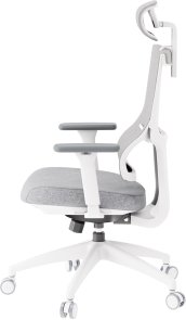 Крісло OfficePro Elegant OC600 White/Light Gray (OC600-W-LG-LG)