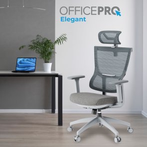 Крісло OfficePro Elegant OC600 Gray/Dark Gray (OC600-G-DG-DG)