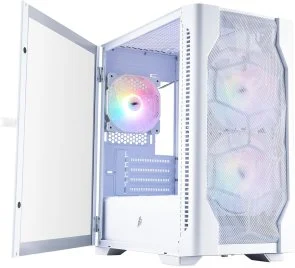 Фото: Корпус 1stPlayer D4-M-WH-2F1P-W-1F1-W White with window № 4 | KTC