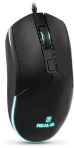 Мишка, REAL-EL RM-515 USB, Black
