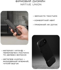 Чохол Native Union for Apple iPhone Air - RE Classic Black (RECLA-BLK-NP25A)