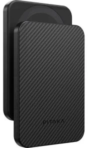Фото: Батарея універсальна Pitaka Aramid Fiber Magnetic Qi2 5000mA 15W Twill Black/Grey (PBQ2401) № 2 | KTC