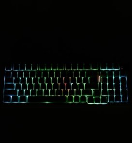 Клавіатура KZZI K98 Rainbow Switch ENG/UKR WL/BT/USB Polar White (6935280824999)