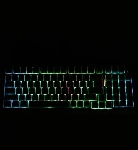Фото: Клавіатура KZZI K98 Rainbow Switch ENG/UKR WL/BT/USB Polar White (6935280824999) № 8 | KTC
