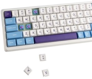 Клавіатура KZZI K68 Pro Rainbow Switch ENG/UKR WL/BT/USB Blue Sea (6977534870468)