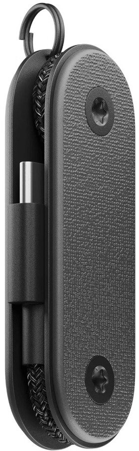 Кабель Native Union Pocket Type-C / Type-C 0.17m Black (POCK-C-BLK-NP)