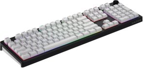 Клавіатура Hator Skyfall 100 Wireless Aurum Lemon WL/BT/USB Black/White (HTK3100UA)