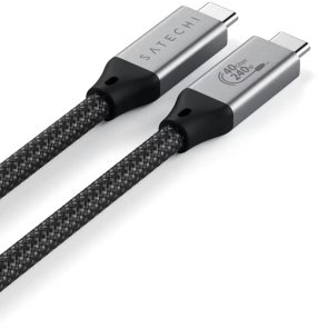 Кабель USB4 (Type-C/Type-C) 1.2м, Satechi Pro 240W, Space Gray