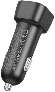 Автомобільний зарядний пристрій BOROFONE BZ28A Trophie 30W Black (6941991110818)