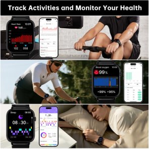 Смарт годинник Oukitel V3 Black (6941749818591)