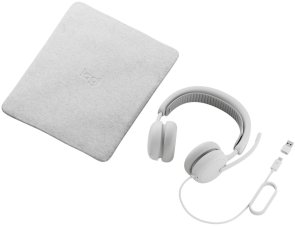 Гарнітура Logitech Zone Wired 2 Off-White (981-001621)