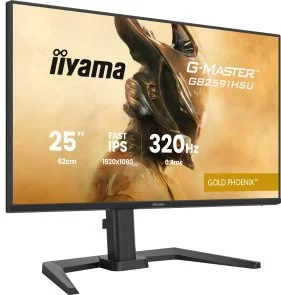 Фото: Монітор iiyama GB2591HSU-B1 Black - 24.5" IPS / 1920×1080 / 360 Гц / Nvidia G-Sync / Pivot / HAS № 5 | KTC