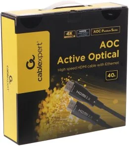Фото: Кабель Cablexpert v2.0 HDMI / HDMI 40m Black (CCBP-HDMI-AOC-40M) № 2 | KTC
