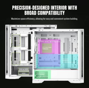 Корпус Gamemax Leader 2 WH White with window