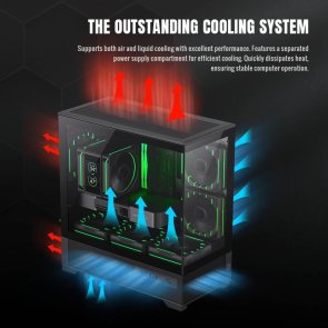 Корпус Gamemax VISTA 2 MB Black with window